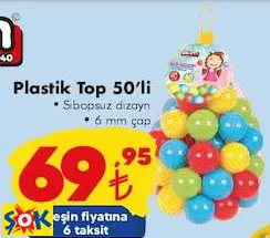 PİLSAN PLASTİK TOP 50’Lİ